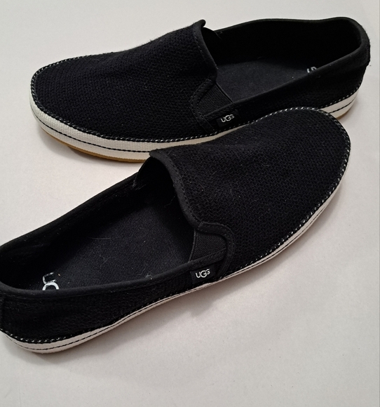 COPY - UGG Bren Black Slip On Shoe/Flat   Size 10 - Picture 5 of 8